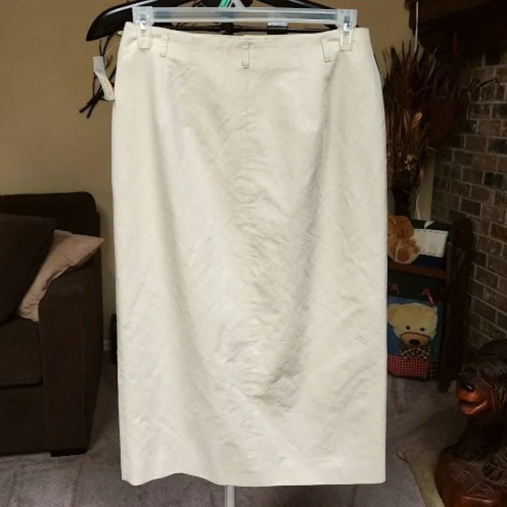 NWT Talbots sz 14P petites light tan skirt - Picture 2 of 3